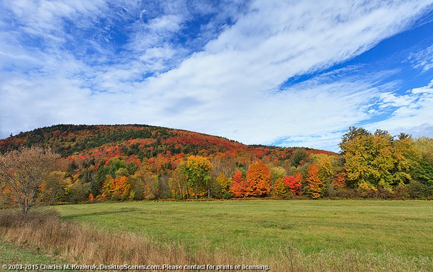 A Break of Blue Near Colebrook 