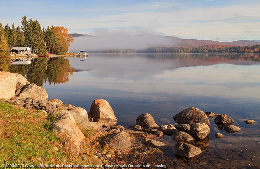 Beautiful Morning on Island Pond 