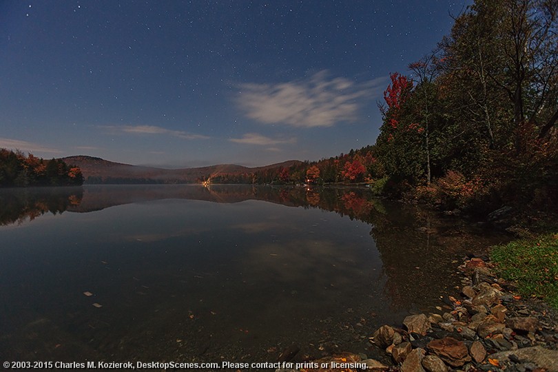 Points of Light on Martins Pond 