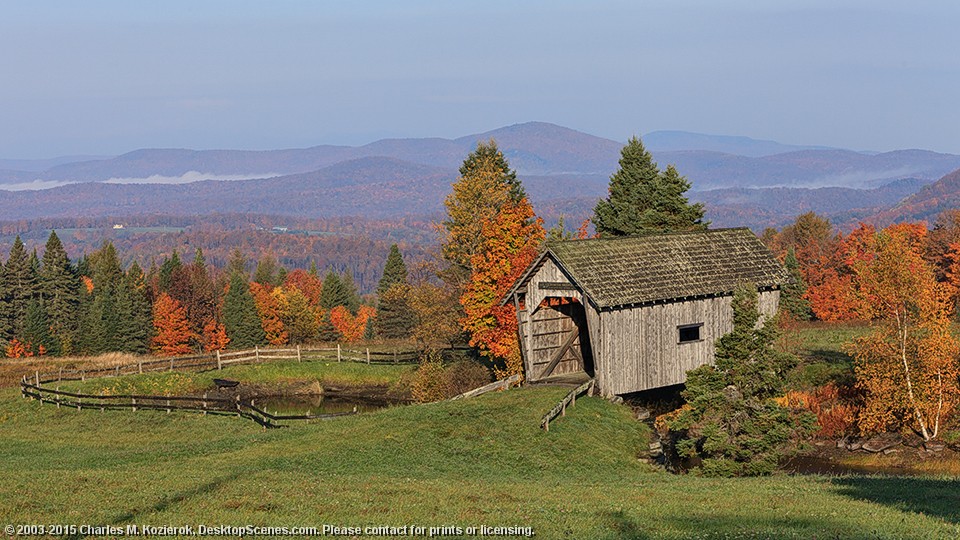 The A M Foster Covered Bridge 