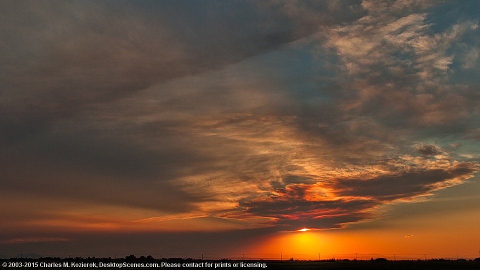 First Montana Sunset