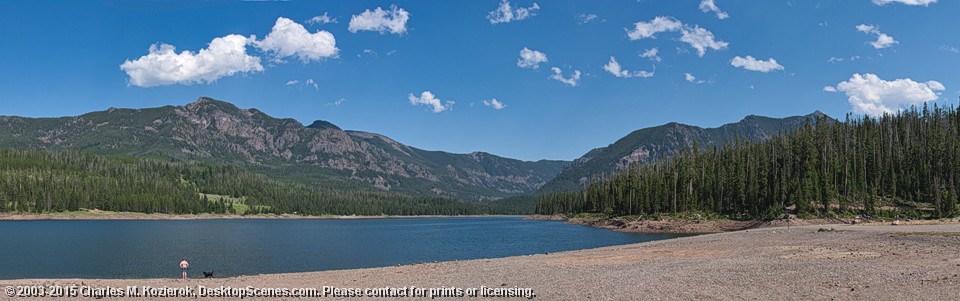 Hyalite Reservoir -- East View