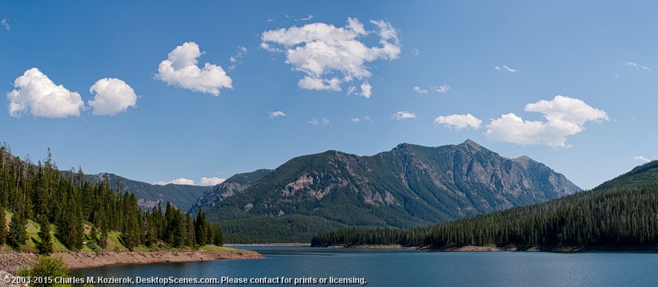 Hyalite Reservoir -- South View