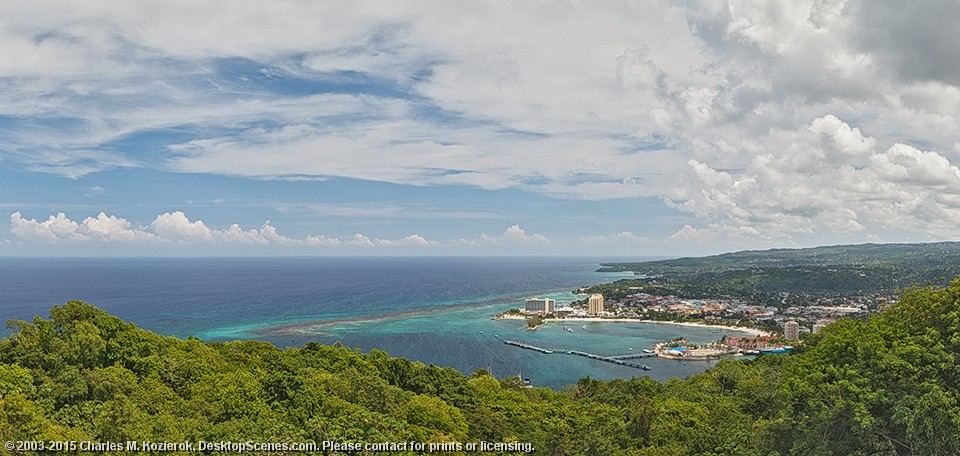 Ocho Rios Panorama from Mystic Mountain