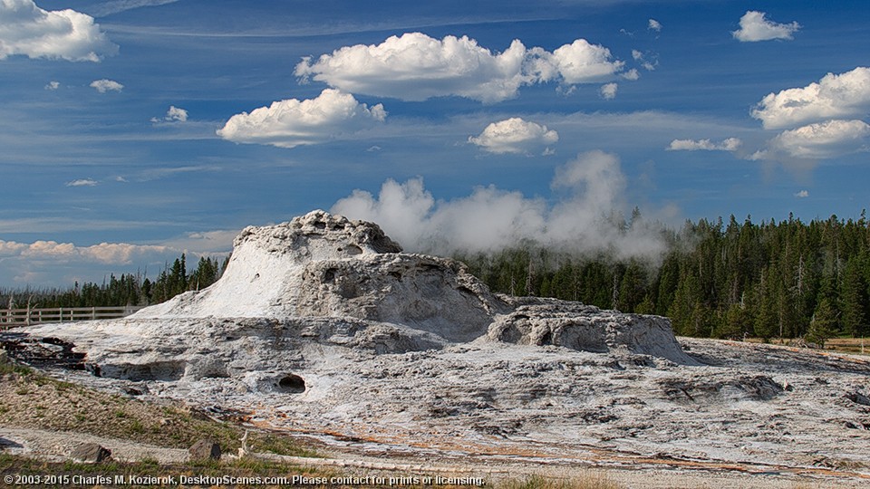 Castle Geyser at Rest 