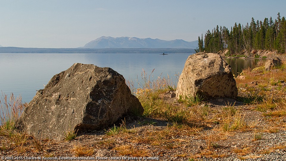 Clear Air at Yellowstone Lake 