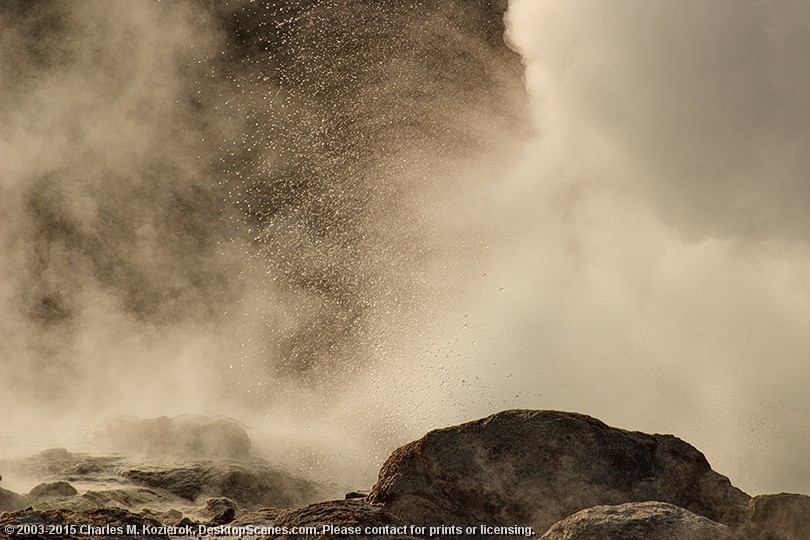 Steamboat Geyser Spray