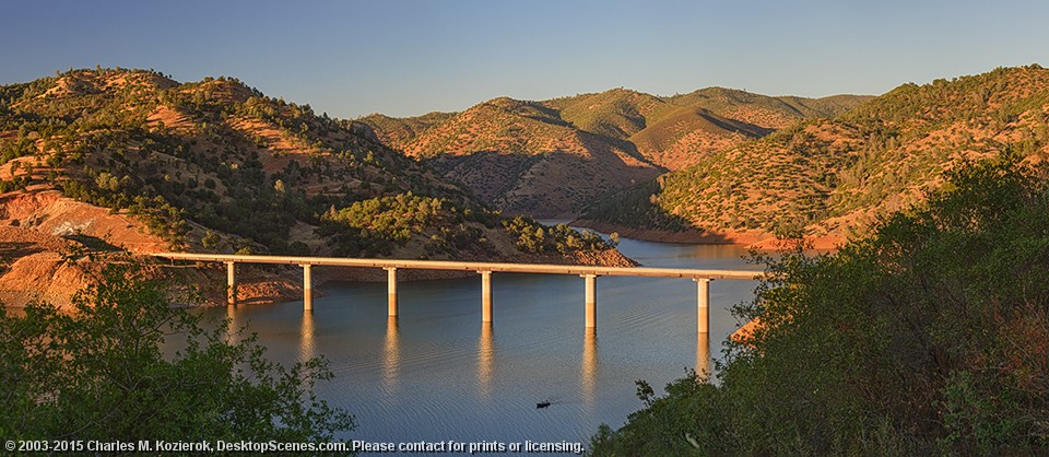 Sunset on Don Pedro Lake 