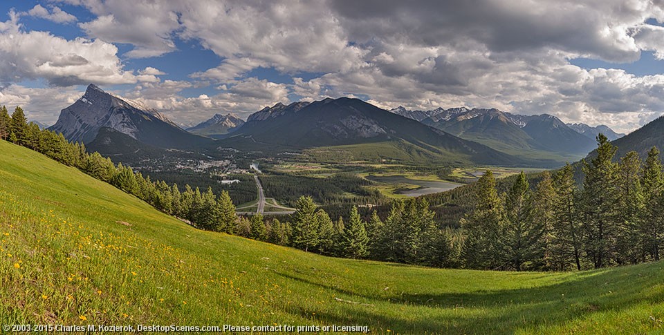 Banff Valley Panorama 