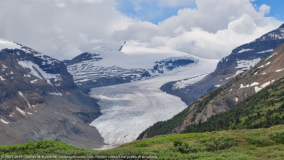 Saskatchewan Glacier Close-up 