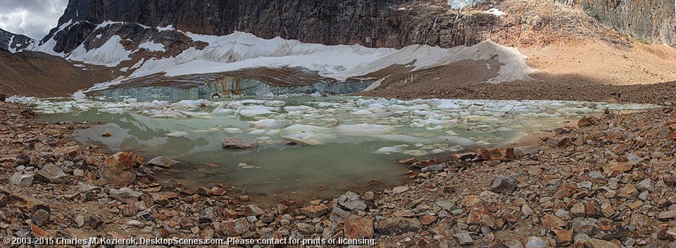 Cavell Glacier and Pool 