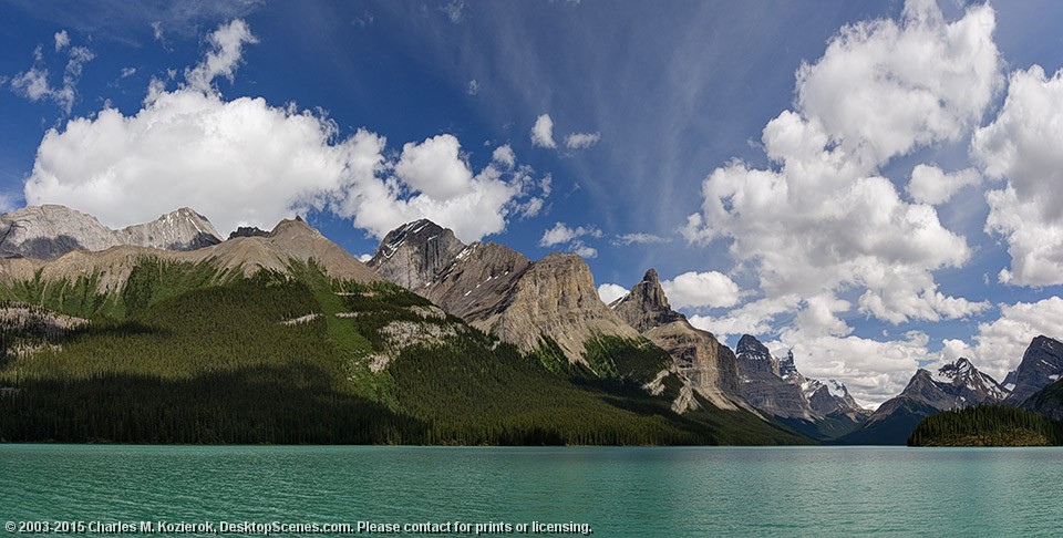 Maligne Lake Panorama 