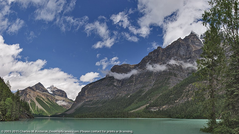 Kinney Lake, Whitehorn Peak and Mount Robson 