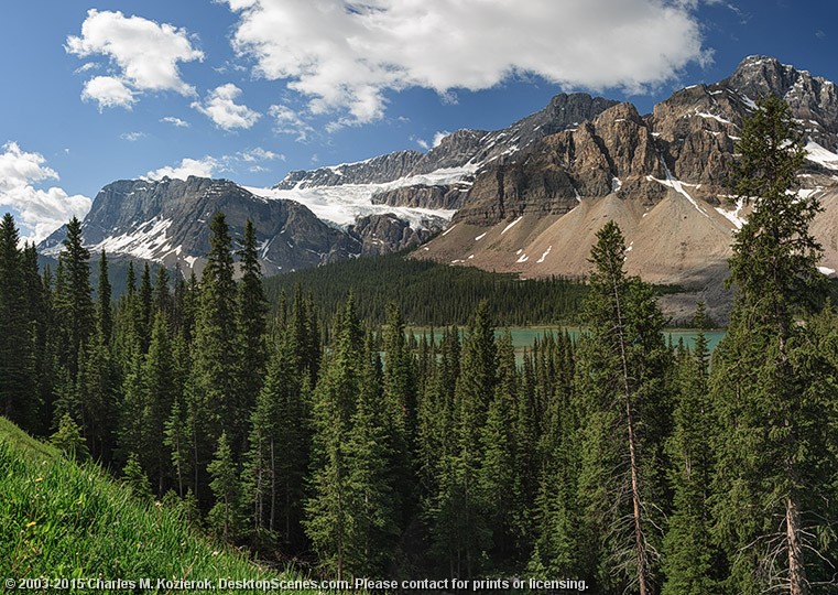 Crowfoot Glacier and Mountain 