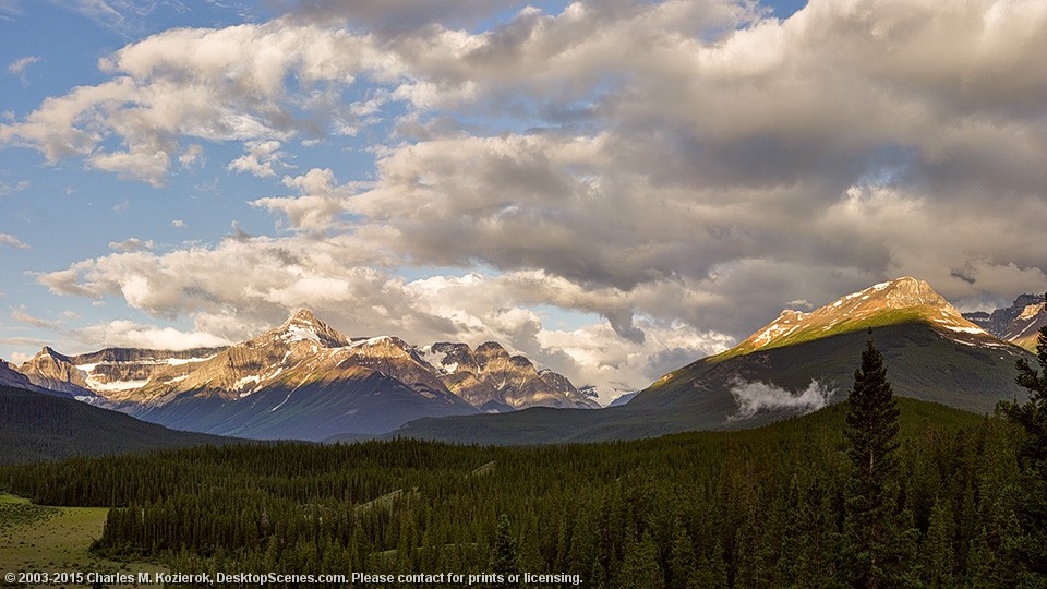 Early Light Near Saskatchewan River Crossing 