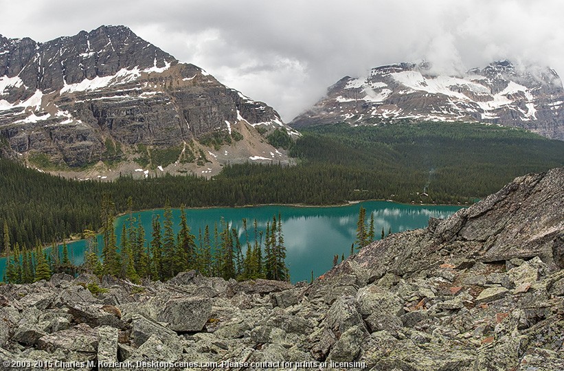 Far Above Lake O'Hara